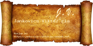 Jankovics Viktória névjegykártya