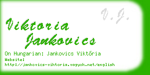 viktoria jankovics business card