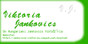 viktoria jankovics business card